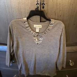 Rhinestone sweater